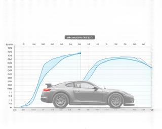 Before tuning dyno chart showing baseline horsepower and torque